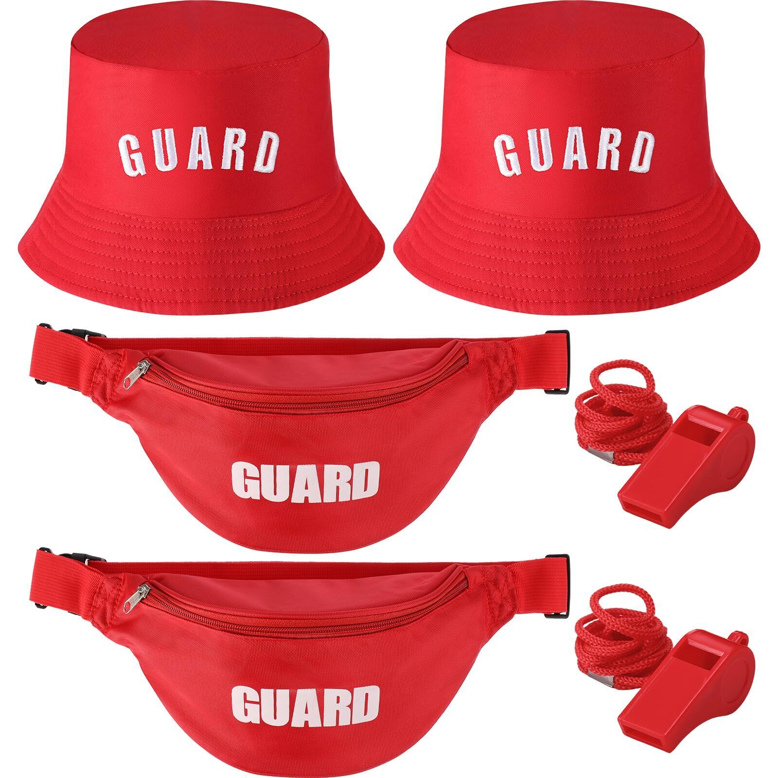 1863 Professional Guard Costume Set Include Red Bucket Hat